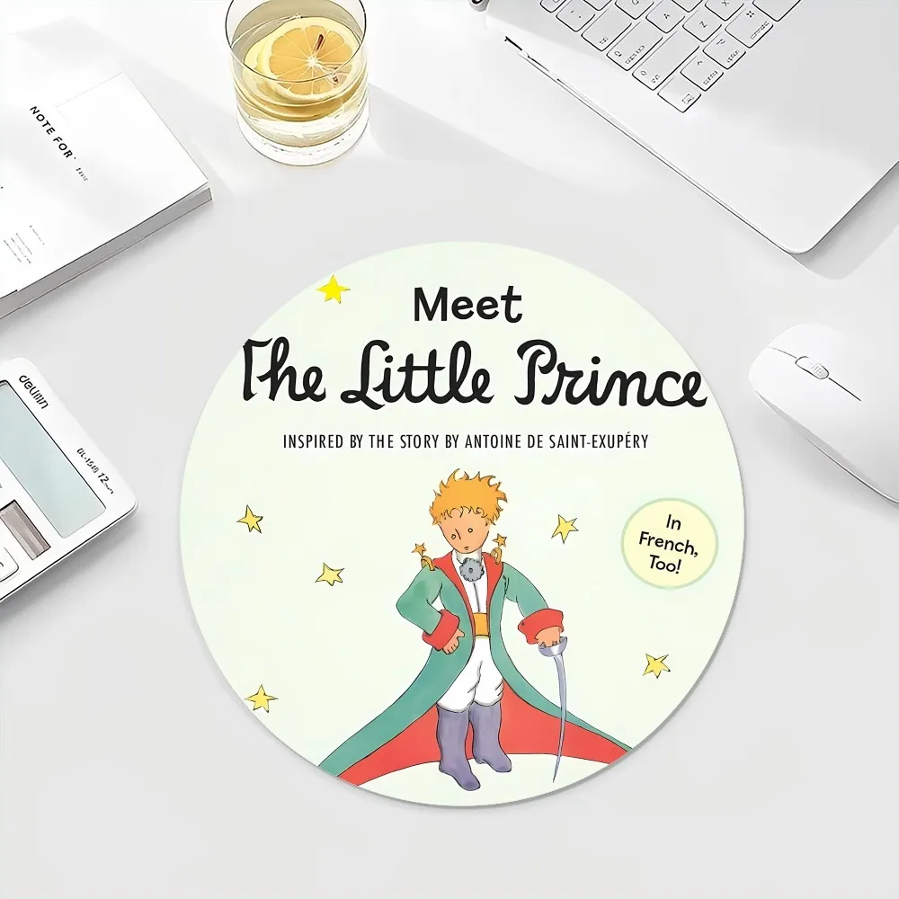 The Little Prince Round Custom Skin Office Computer Desk Mat tastiera da tavolo tappetino per Mouse grande cuscino per Laptop per PC Gamer Mousemat