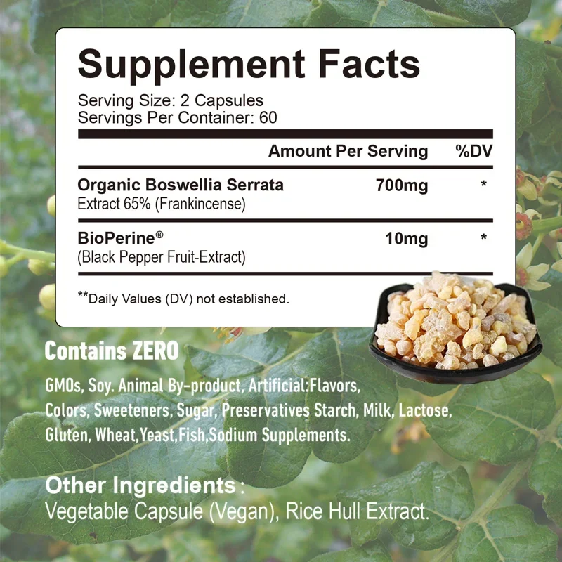Boswellia Extract - Joint Support, Bone Health, Joint Support for Mobility and FlexibilitySupplements