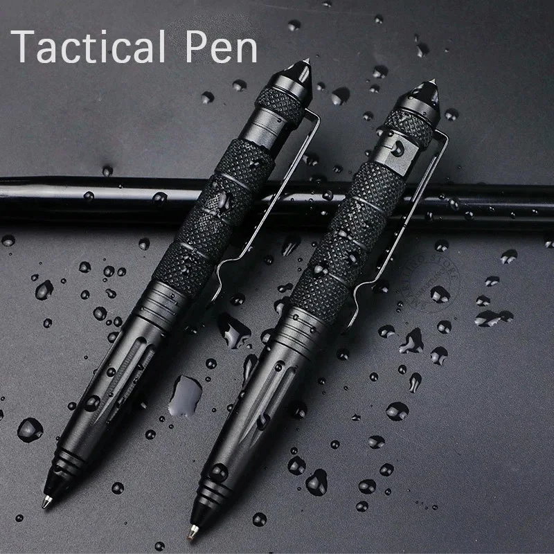 B2 Tungsten Steel Head Tactical Self-Defense Multi-functional Special Forces Pen Outdoor Window Breaking Survival Signature Pen