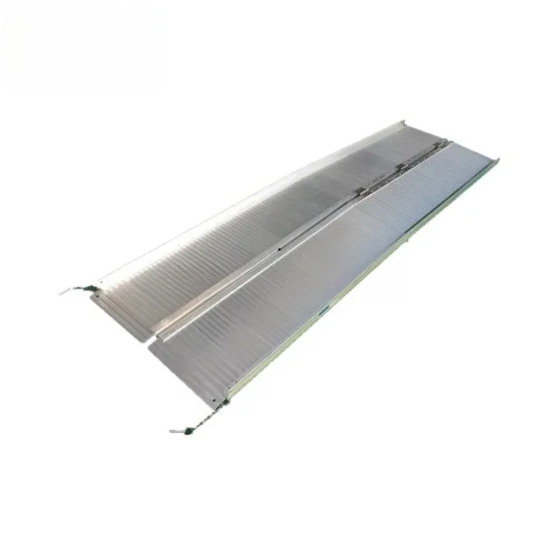 Certified Electric Aluminum Wheelchair Ramp With A Maximum Load Capacity Of 350 Kg, Suitable For Bus Family Staircases