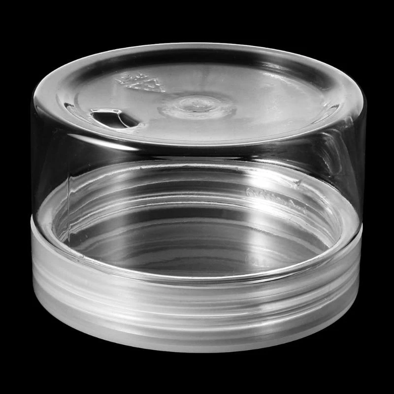 Y4QA 3,4 oz Bouteille rangement transparent pour w / Couver