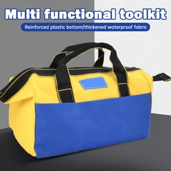 Wear-resistant Waterproof Oxford Cloth Working Toolbag Portable Professional Maintenance Tool Storage Bag Electrician Toolkit