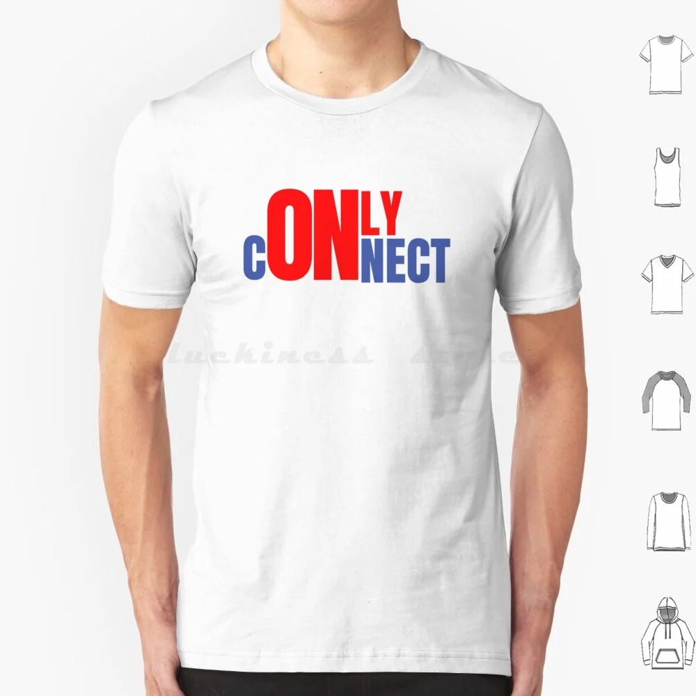 Camiseta Only Connect de talla grande, 100% algodón, Only Connect, Only Connect Bbc2 Bbc4 Show Quiz, televisión británica, Ems Coren Change World Unite