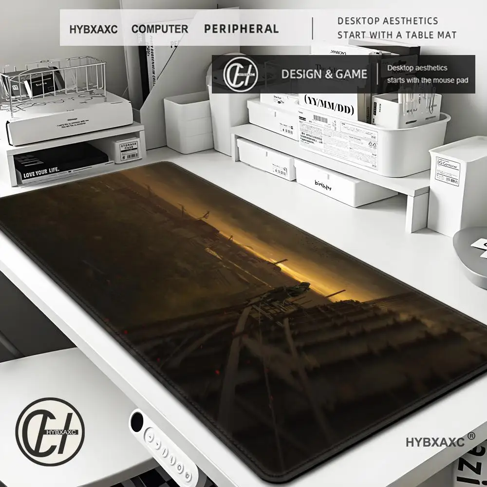 

S_stalker 2 Anti-slip Expansion pad Mouse Pad Escritorio Accesorios RGB xxx Characters Related to Mouse Pad LED Large Mousepad