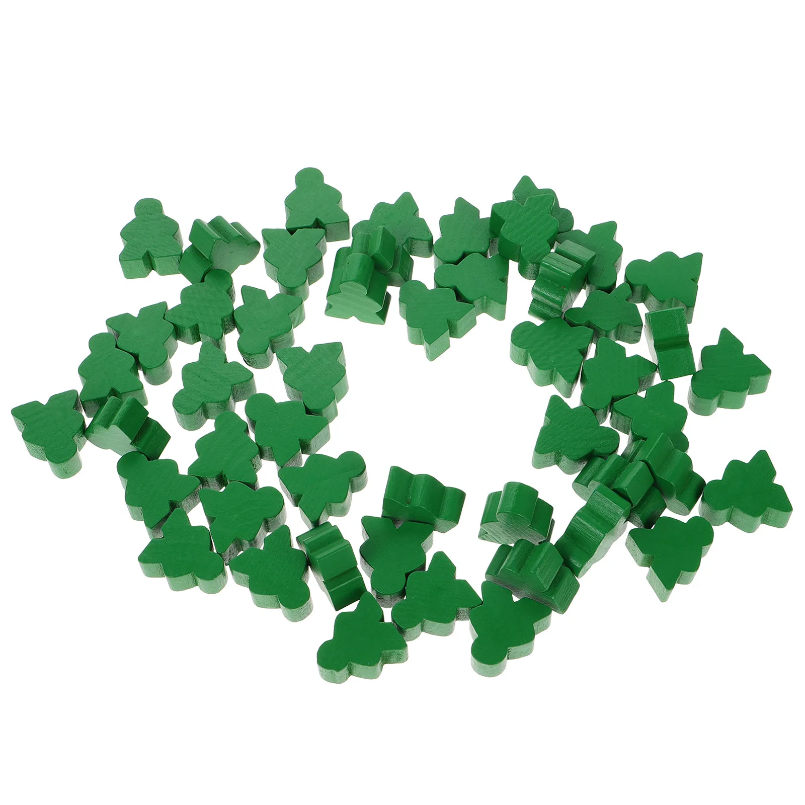 

Набор из 50 деревянных шахматных фигур с мультяшным дизайном для настольной игры, флаинг-шахмат, семейных развлечений, развивающих стратегических игр