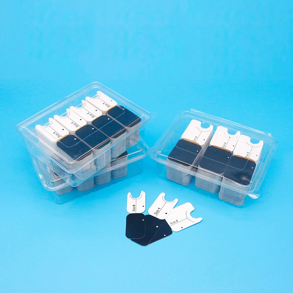 2boxes/800pcs Dental Carton Protective Covers for X-Ray Barrier Envelopes Phosphor Plates #0/1/2 Protect Paper Cards