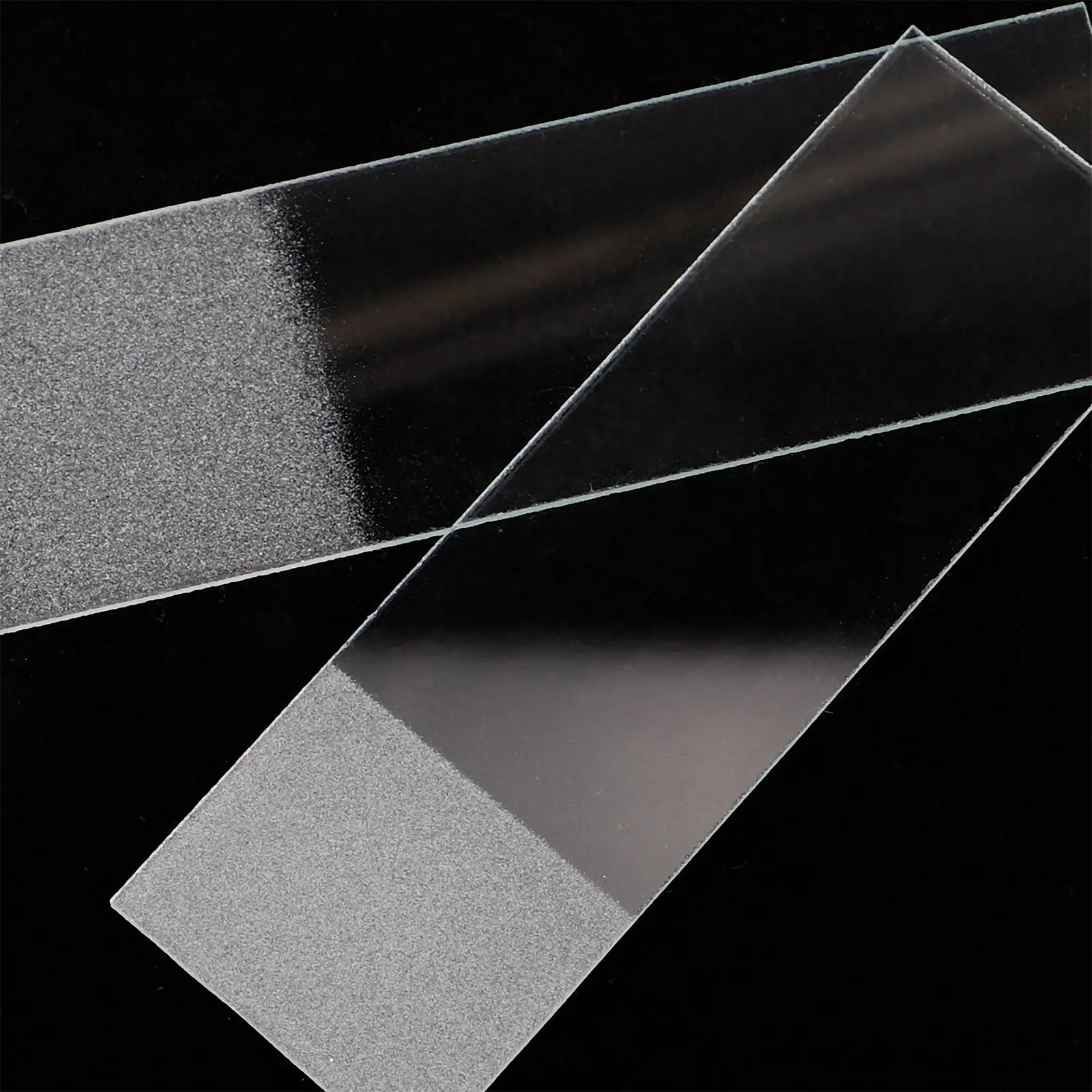 

50Pcs Microscope Slides Glass Frosted Flat Scratch Resistant for Lab Microscopic Slide Preparation Microscope Accessories