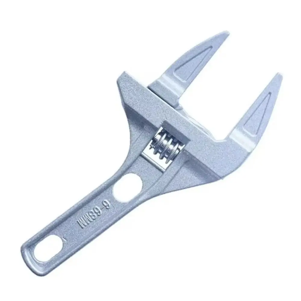 

Short Handle Bathroom Adjustable Wrench Large Opening 6-68mm Mini Wrench Aluminum Alloy Tube Nut Toilet Sink