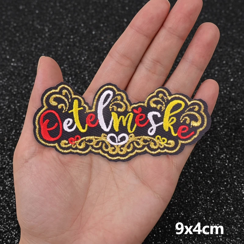 Oeteldonk embleem strijk-op borduurwerk patch Nederlandse carnavalspatch voor kleding ex op het bier applicatie opnaaibadges STELT ME AON