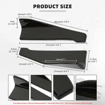 適用於BMW E90 E92 E93 E60 E61 的 48cm 前側裙後保險桿唇擾流板風刀蓋板加長車身套件汽車配件 8 最佳銷售 BMWE90側裙 - №6