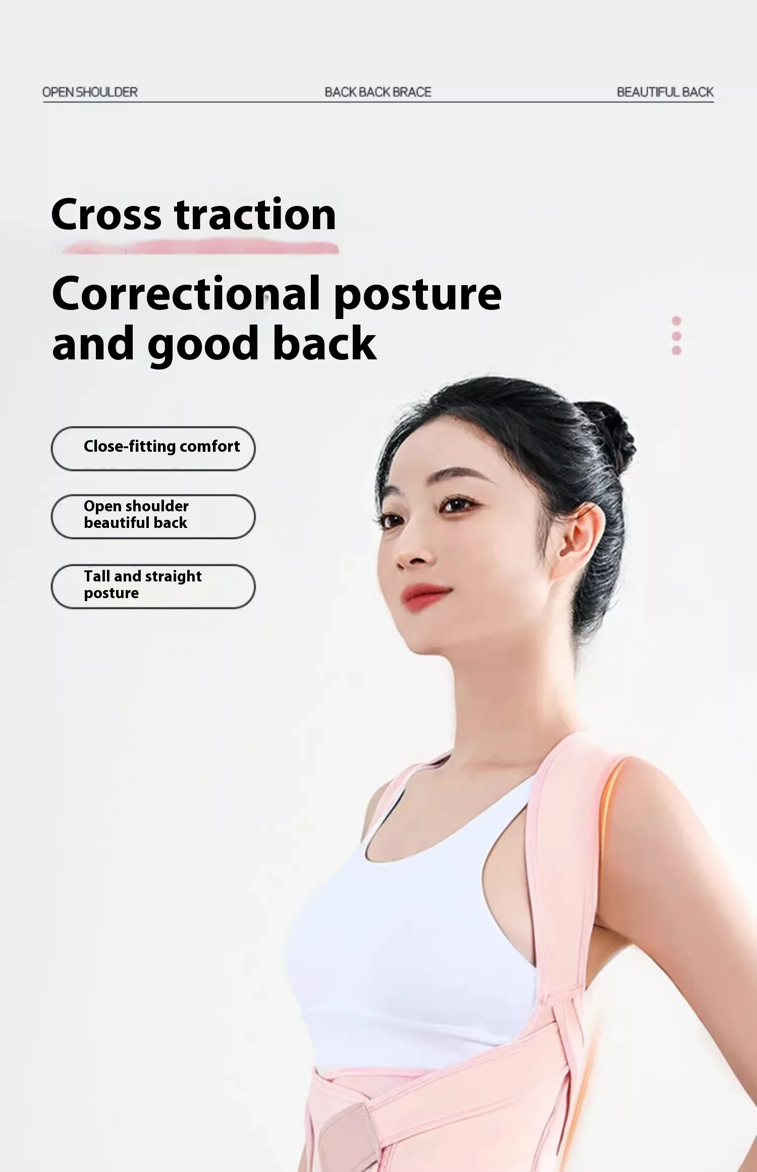 Description Picture 3 of itemCorset for Women Ajustable Back Posture Corrector Spine Corrector Shoulder Brace for Office Gym Yoga Back Support Belt Work Out