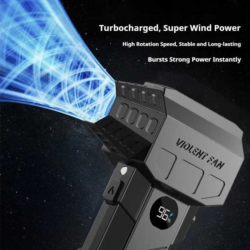 

990000RPM Turbo Jet Blower High Power Air Blower Brushless Motor Turbo Fan Wind Speed 75m/s 10000mAh Violent Air Blower