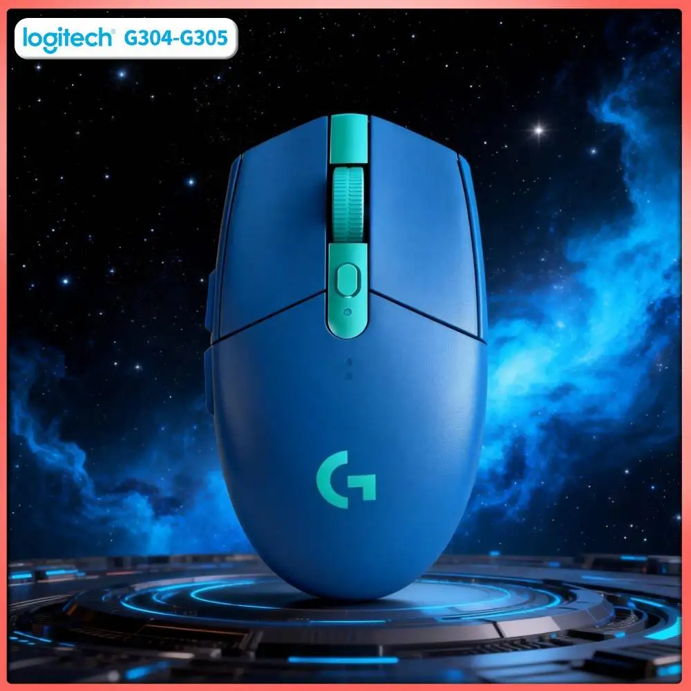 Logitech G305 LIGHTSPEED Mouse, 12000 DPI HERO Sensor, 6 Custom Buttons, 250h Battery, PC Mac Gamer Essential Accessory