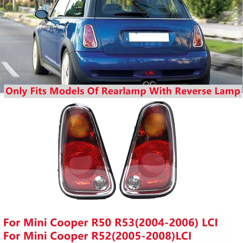 Rear Tail Light Lamp For BMW Mini Cooper R50 R52 R53 2005 2006 2007 2008 63217166955 63217166957 63217166956 Without Bulbs