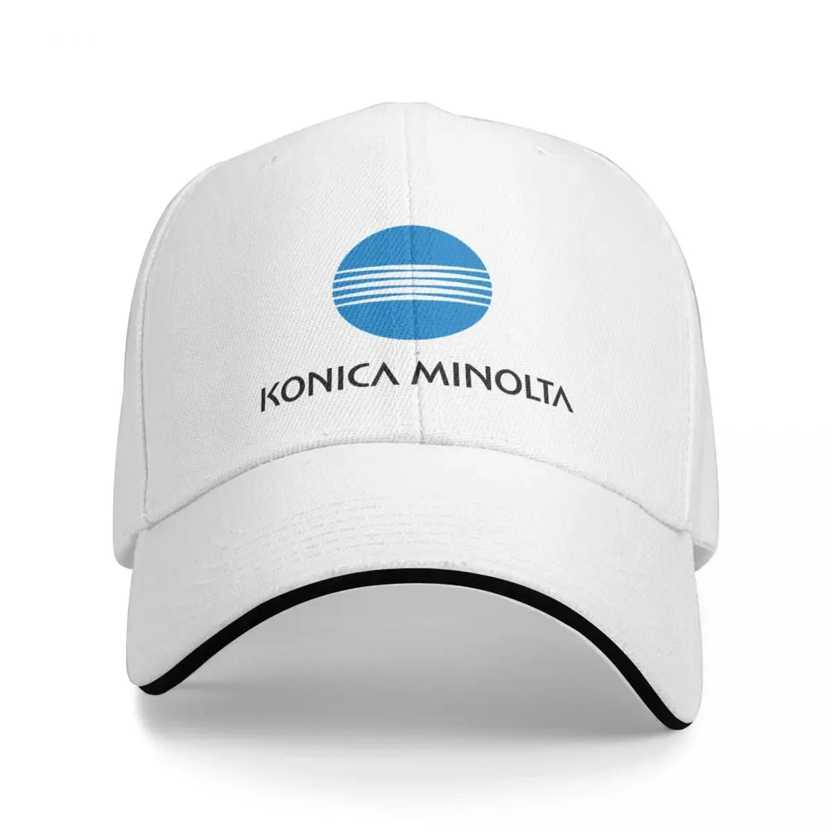 Retro Vintage Konica Minolta Logo Baseball Cap Hat Beach Big Size Hat Beach Bag Cosplay Trucker Hats For Men Women's