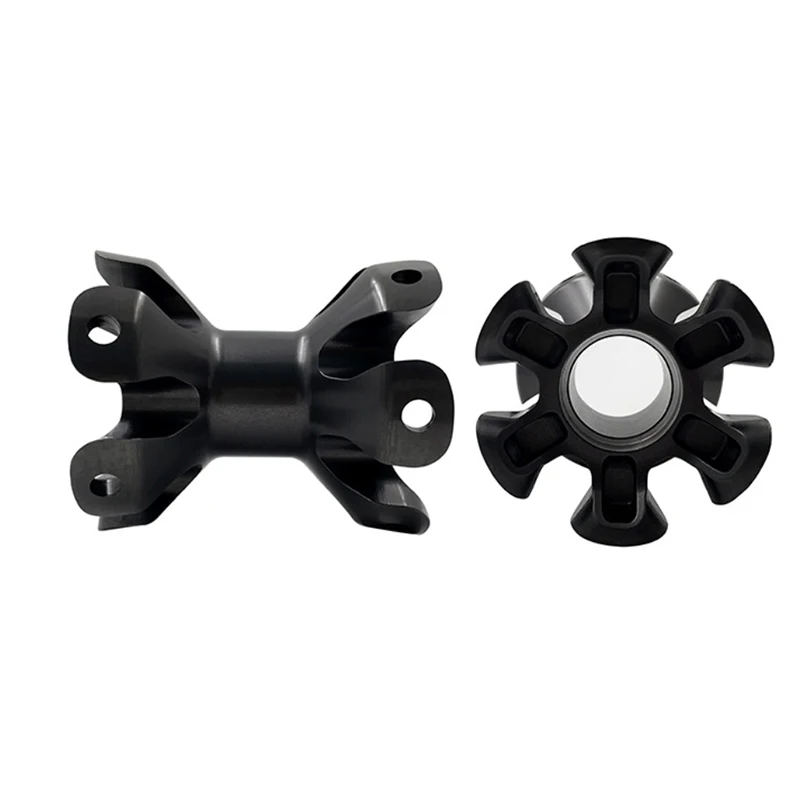 تخصيص 7075 سبائك الألومنيوم كرسي متحرك محور عجلات أجزاء الألومنيوم باستخدام الحاسب الآلي معالجة 5 محاور