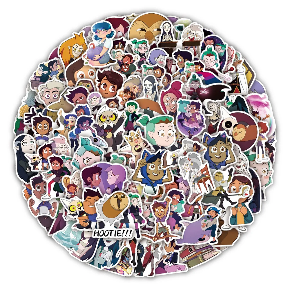 10/30/50/100 Stuks Disney Anime De Uil Huis Cartoon Sticker Diy Dagboek Laptop Bagage Skateboard graffiti Decals Plezier Voor Kid Speelgoed