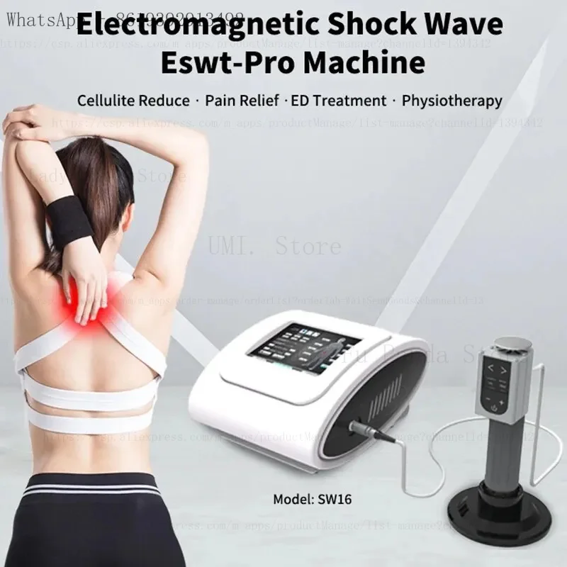 

Electromagnetic Focused Shock Wave Therapy Machine With ED Treatment Pain Relief Extracorporeal Physiotherapy Shockwave Massager