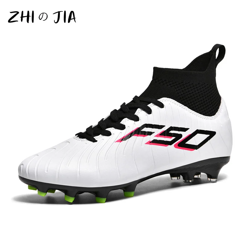 

New Football Shoes Youth and Adult Outdoor Grassl and Professional Training Competition Sneaker Fashion Anti Slip Footwear