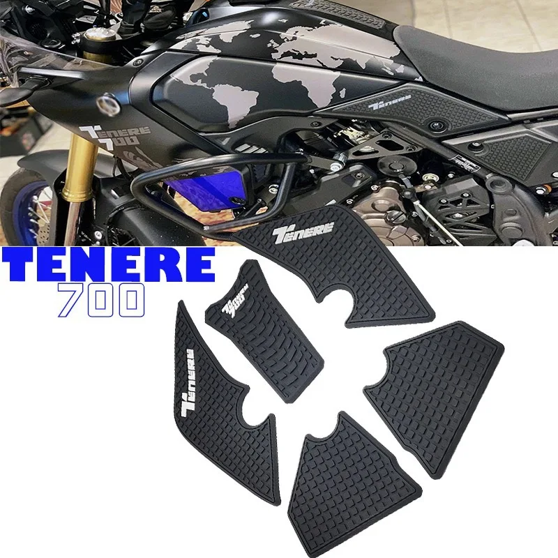 

Motorcycle for YAMAHA Tenere700 T700 XTZ 700 Non-slip Side Fuel Tank Stickers Pad Protective Patch Knee Grip Traction Pad