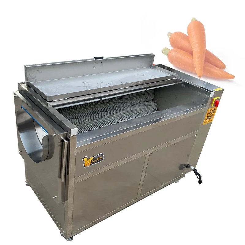 

Automatic Potato Vegetable Washing And Peeling Machine Roller Onion Pumpkin Carrot Ginger Conch Shells Fruit Cleaning Machine