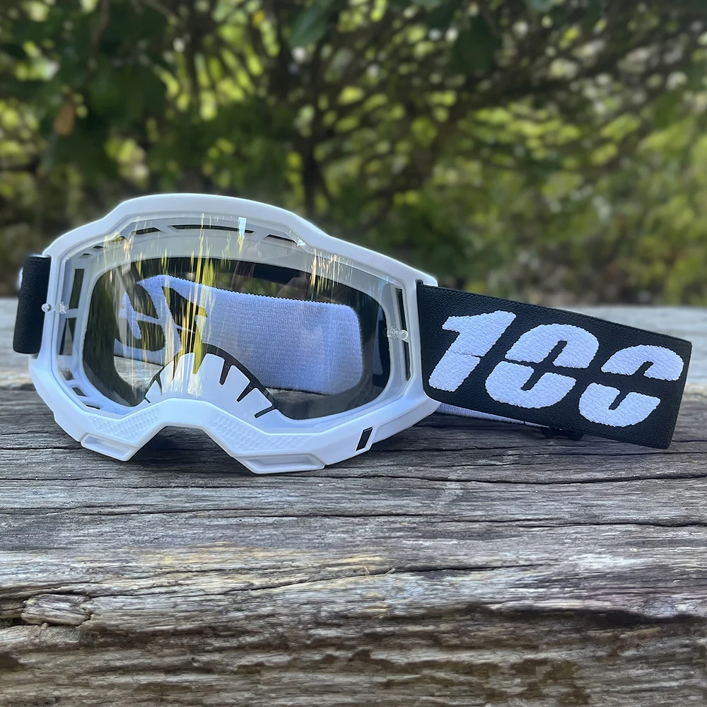 100 i più nuovi occhiali di protezione UV400 antivento - Motocross, moto, ATV, MTB Maschera da ciclismo e sci