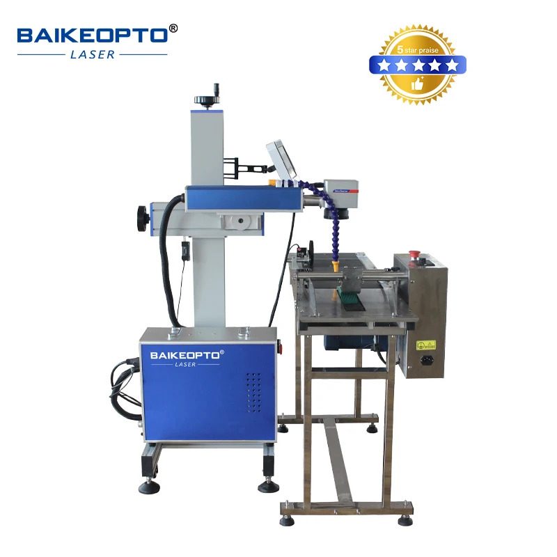 Multifunctional Quality Assurance Laser Marking Machine Portable Markers 60w 50w 30w Split Fiber Laser Marking Engraving Machine