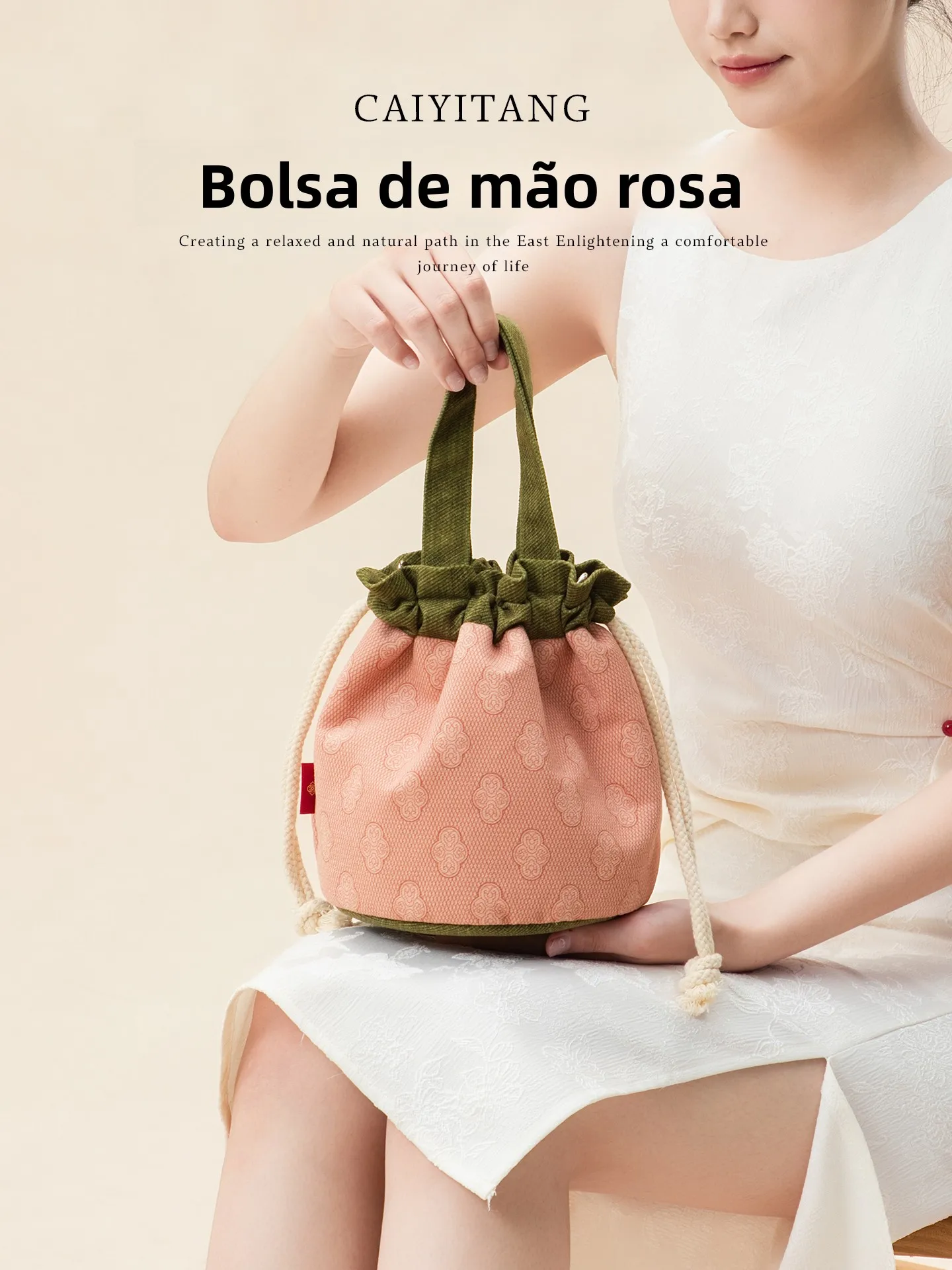 chaida-新中国風手持ち巾着バケツバッグシングルショルダー斜めクロスハンドバッグ漢服文化クリエイティブギフト