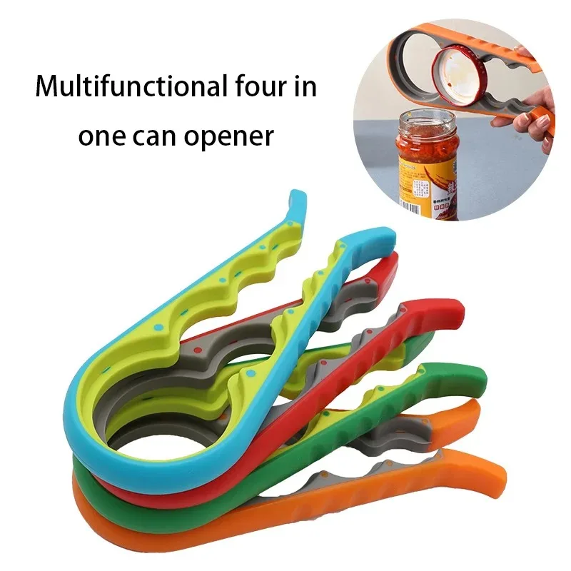 

Bottle Opener Four in One Multifunctional Anti Slip Plastic Kitchen Gadgets