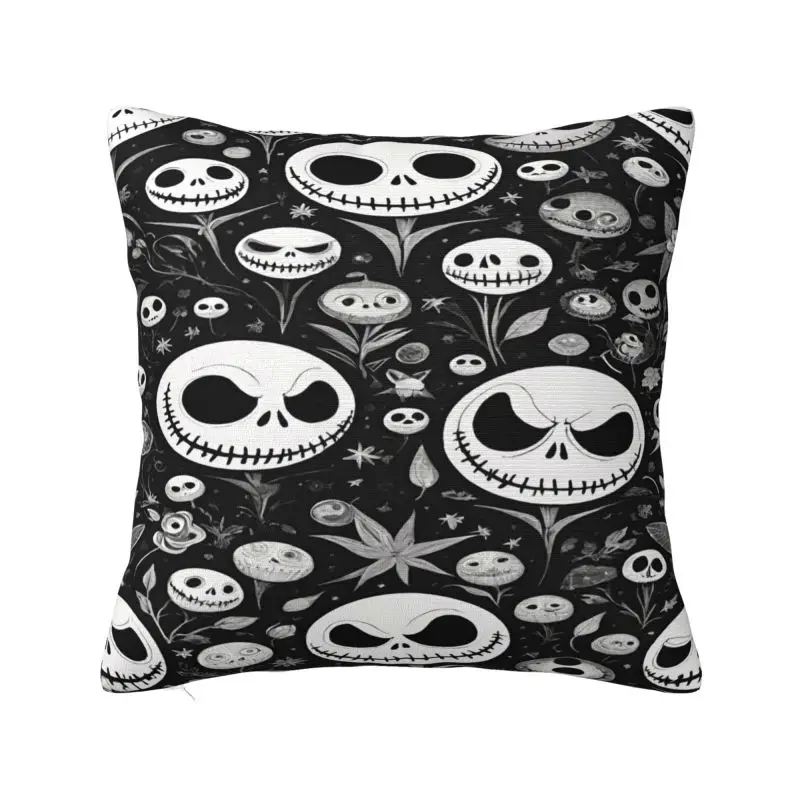 

Пользовательские Джек Скеллингтон Повторите несколько раз наволочки Чехлы для подушек для дивана Квадратная наволочка