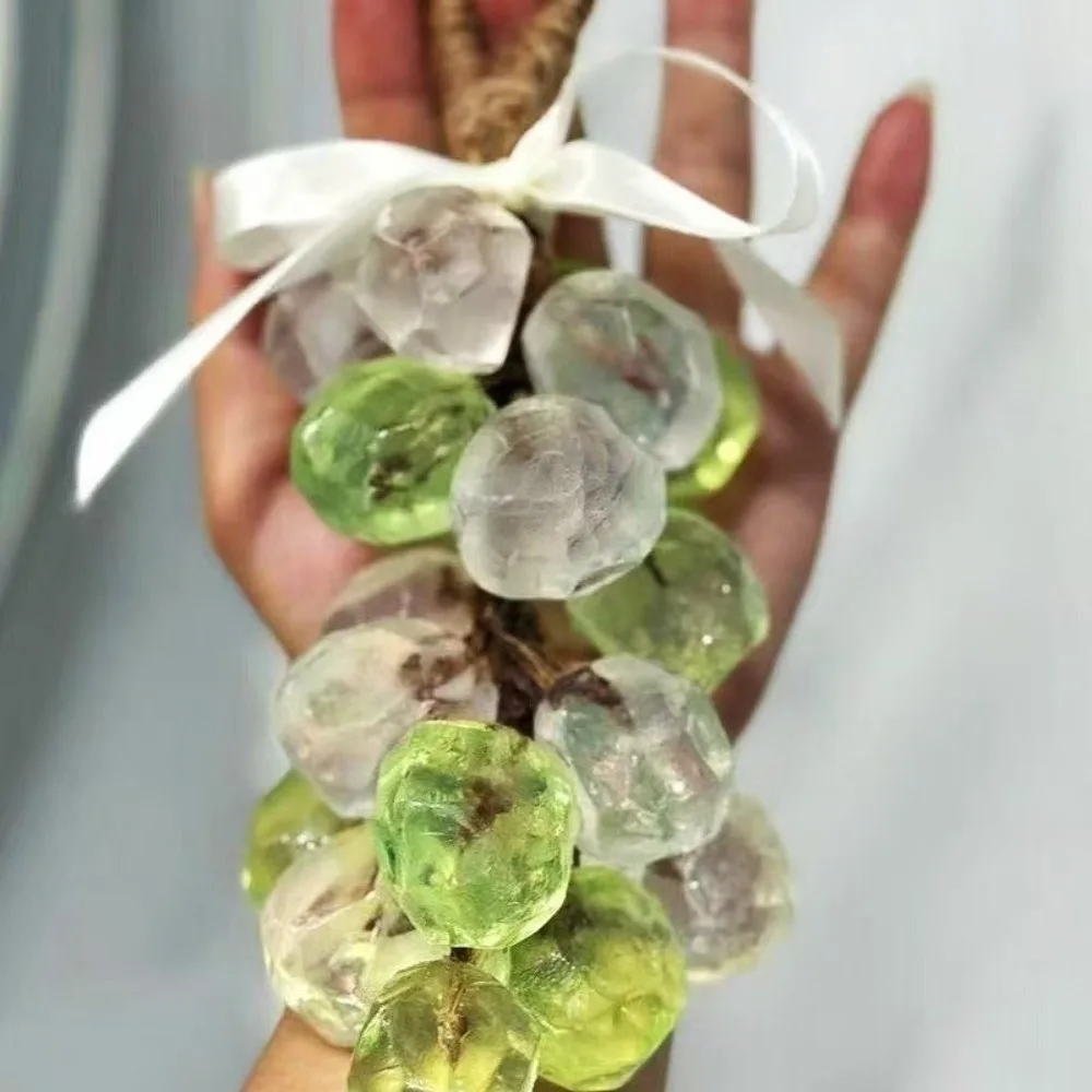 

DIY Soap Material Grape Aromatherapy Pendant Cleaning Soap Grape Shape Handmade Soap Hand Soap Bar Scented