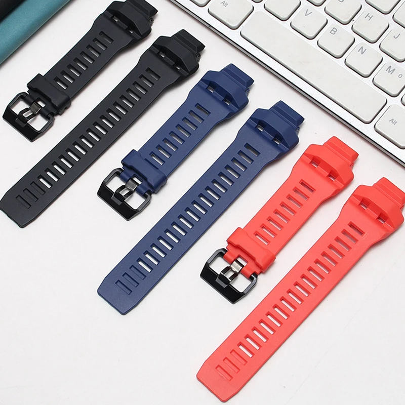 Rubber bracelet For Casio GBD-H1000 Silicone Strap 3475 Cat Man Series Black G-SHOCK Resin Replacement waterproof Accessories view 5
