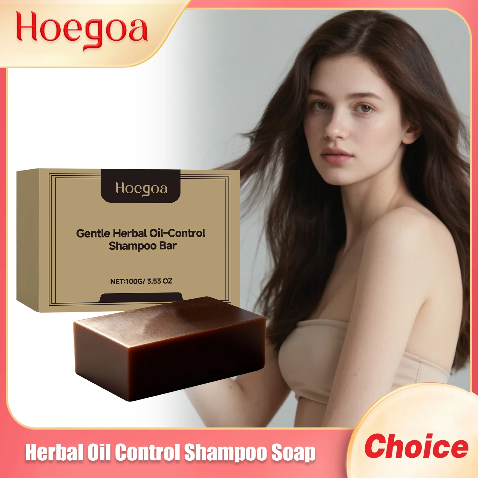 

OCEAURA Herbal Oils Control Shampoo Soap Reduce Hair Loss Deep Hydrate Promote Growth Clean Scalp Brighten Luster Hair Care Soap