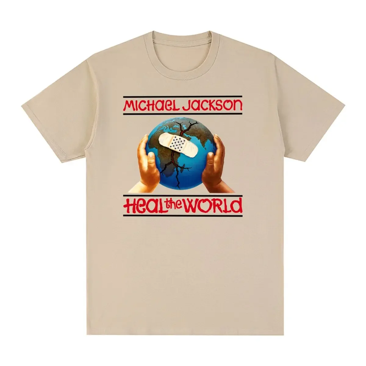 

Michael Jackson Heal The World 1997 World Tour Vintage T-shirt Cotton Men T Shirt New Tee Tshirt Womens Tops