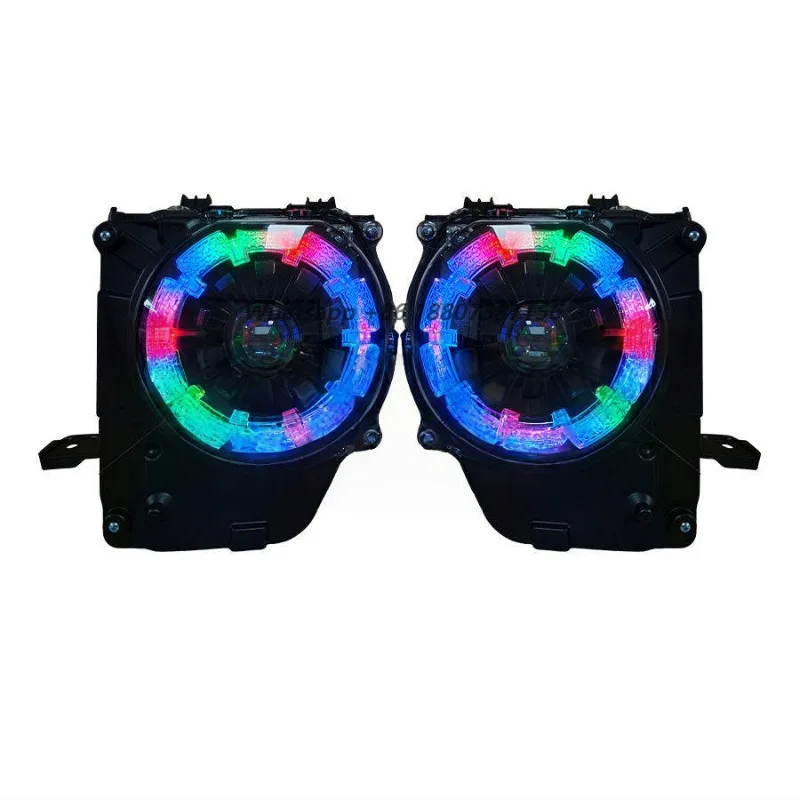 

HOT SELL in South Africa RGB LC70 LC76 LC79 Retrofit Headlamp Angry Eye Corner Lights LED Projector Headlights for
