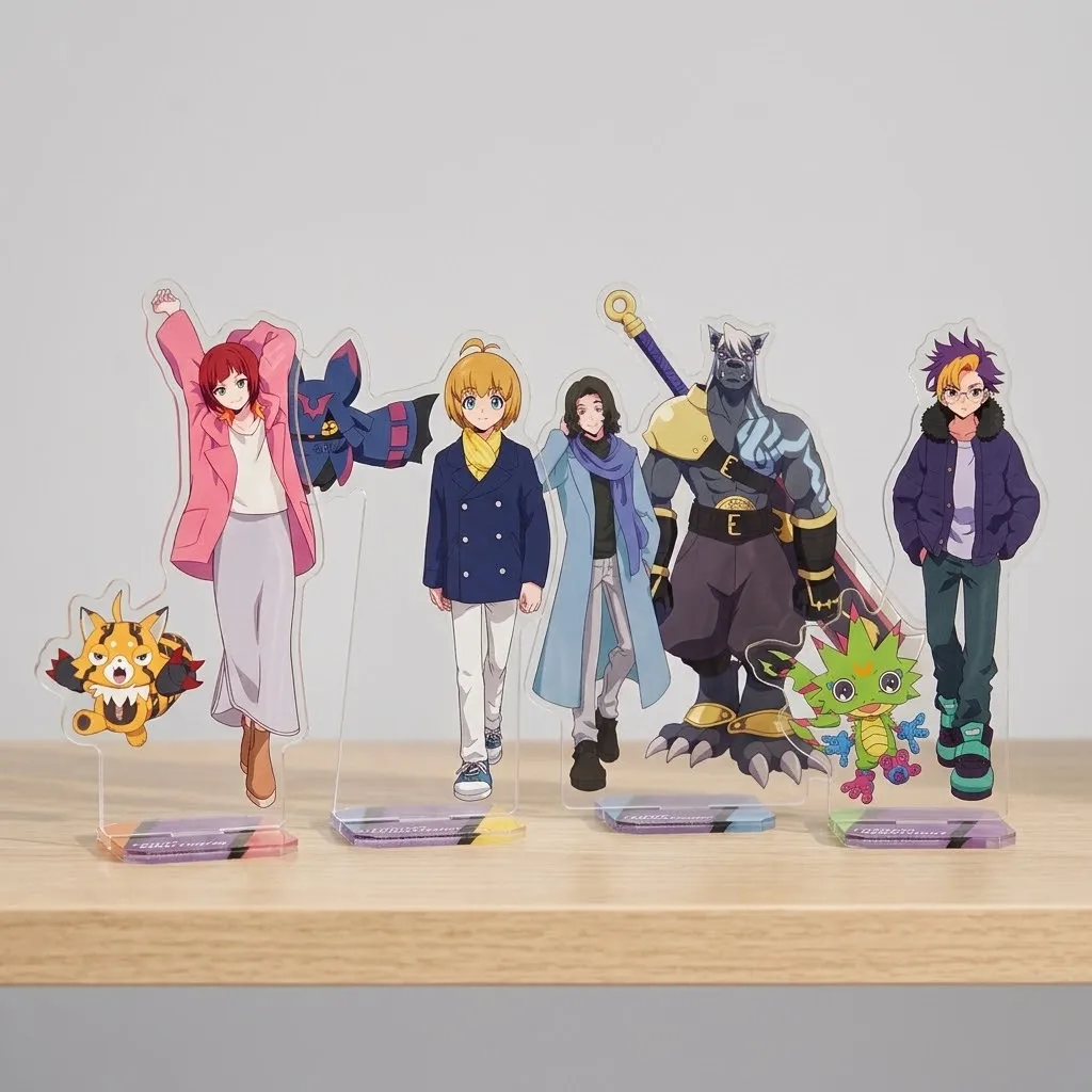 Figura de acrílico de Digimon Beatbreak, personaje de anime, para decorar e