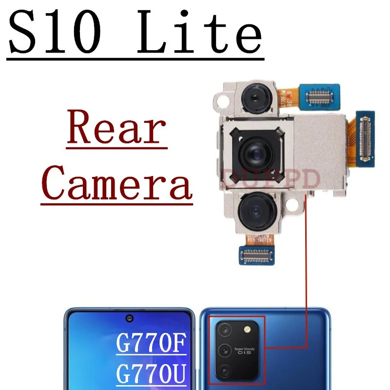 Back Rear Main Camera For Samsung Galaxy S10 5G Lite G770F /DS G977U G977N G977B G977P G977T Front Camera Part