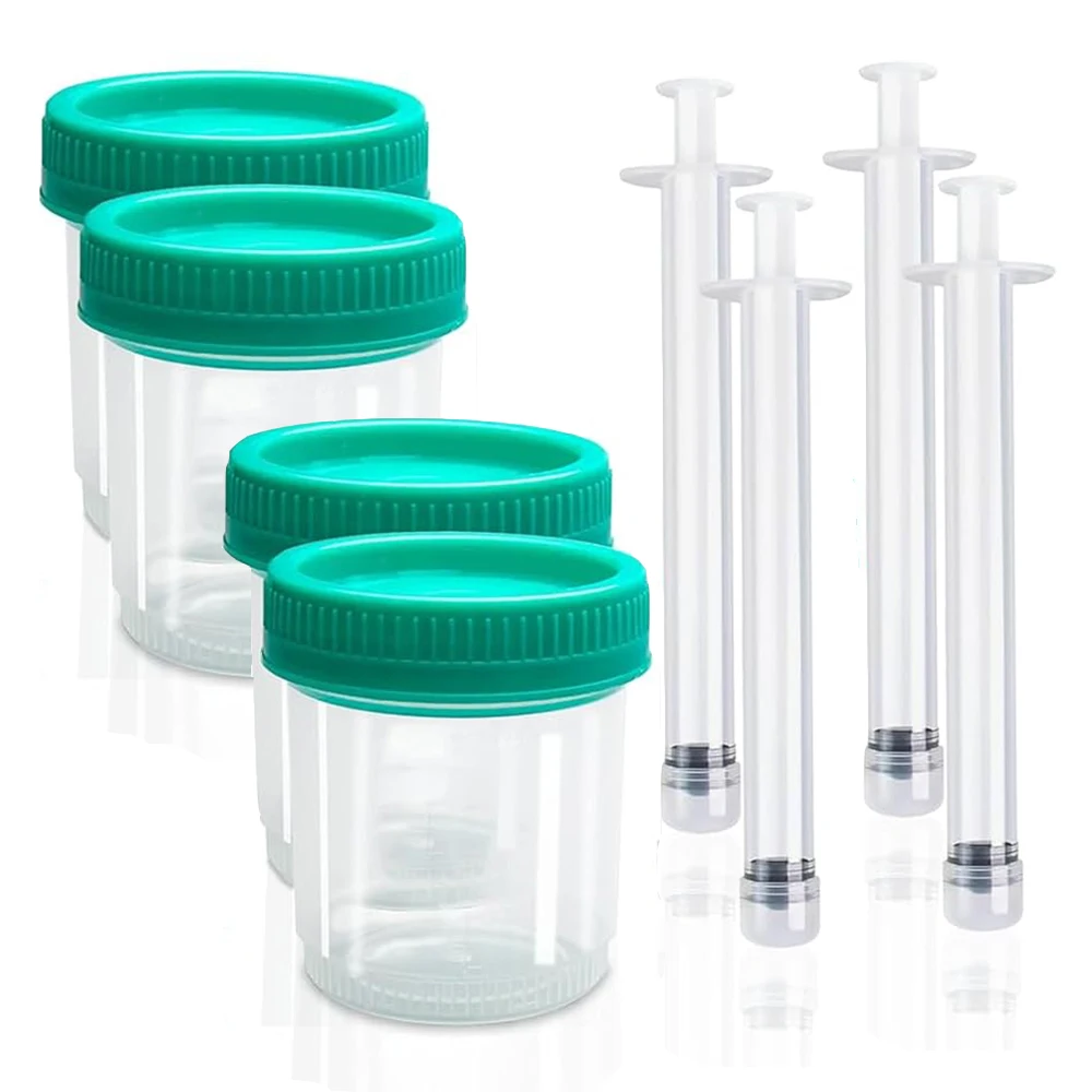 

Insemination 4 Kit at Home Aseptic Packaging for Natural Conception Fertility Support Applicators Collection Cups