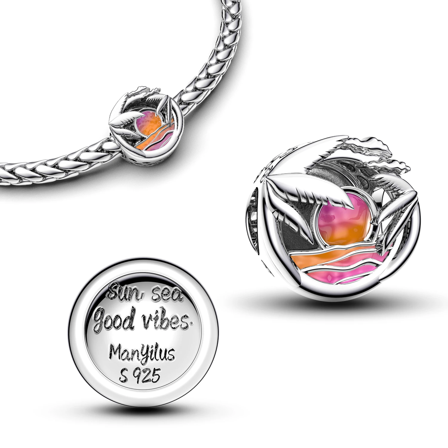 

Pendants for Bracelets Italian Charms Bracelet Pendant 925 Sterling Silver Fashion Jewelry 925 Charm 925 Silver Woman Charm 925