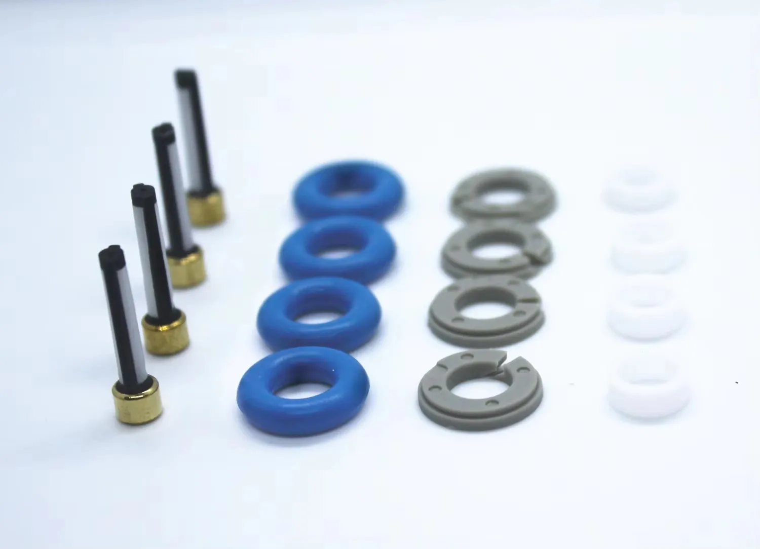 

4 комплекта ремонта топливных форсунок GDI для деталей 0261500494, 0261500073, Fj1123, 13647598785, 13537591623, 13538682350, 6280762807, 7591623