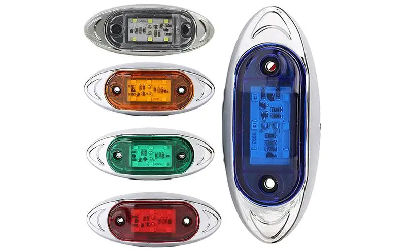 Trailer Side Lights durable waterproof material trailer side marker lights bright and bold color scheme LED chip signal Lights