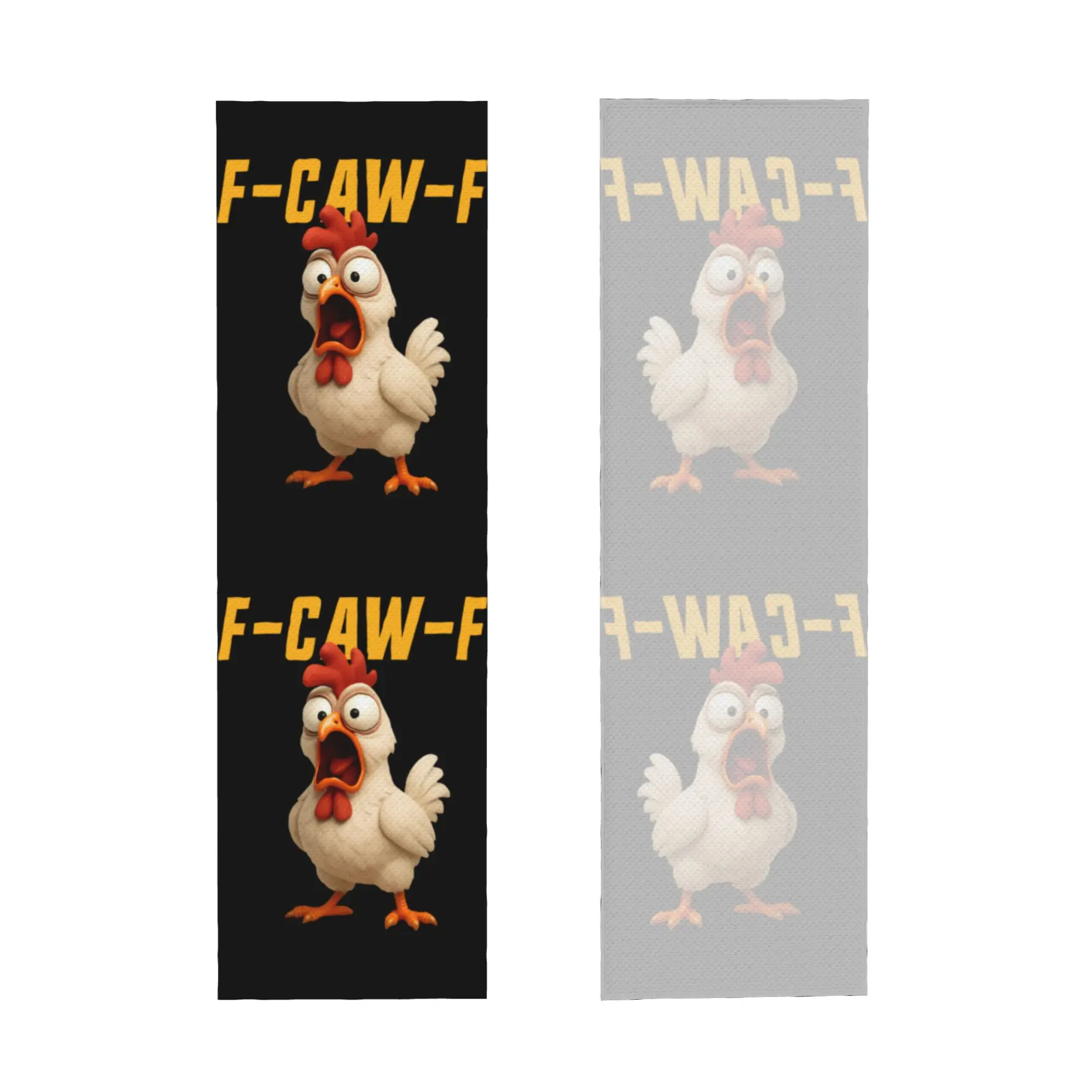 Cold Exercise Towel Funny F-Caw-F Chicken FCAWF Beach Sports Yoga Swimming Camping Towel Refreshing Sports Scarf Face Towels