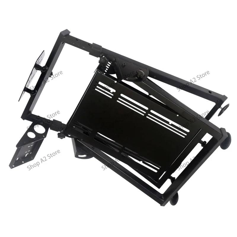 Foldable Racing Steering Wheel Stand Height Adjustable Base Compatible with Racing Wheel
