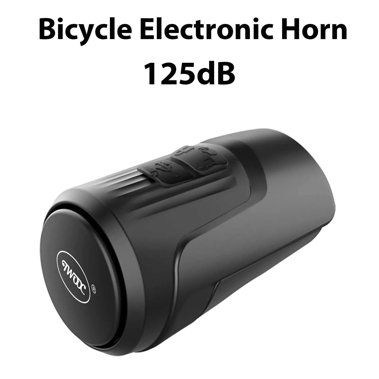 Hot Sale 125dB Electronic Bike Horn Waterproof Bicycle bell Rechargeable Battery Loud Sound Suitable for Mountain Bike Road Bike