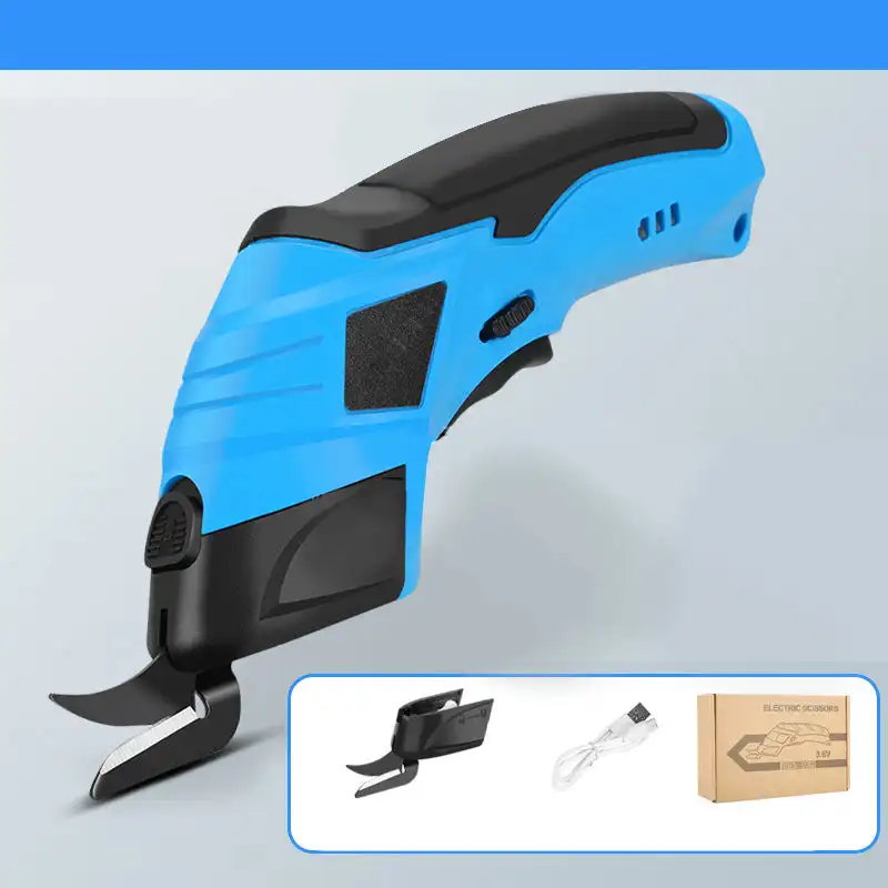 

Electric Scissors Fabric Cutting Machine Leather Tailor Scissors With Tungsten Steel Blades USB Rechargeable Portable Power Too