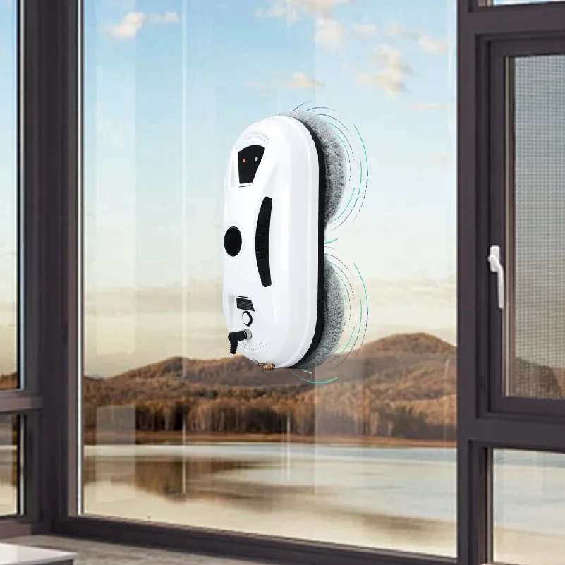 Window Cleaner Robot Smart Glass Cleaning Robot Remote Control Automatic Window Cleaning Washer Robot for Windows Tiles Ceiling view 2