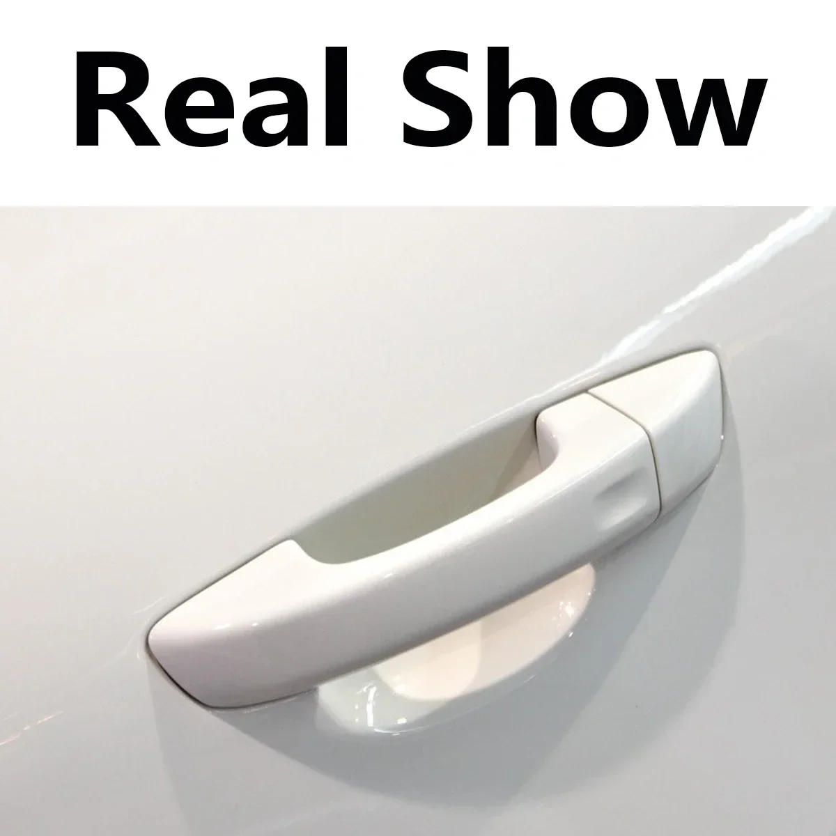 X1 LHD الخارجي الجبهة اليسرى قفل الباب اسطوانة مقبض غطاء تغليف الكسوة لشركة فولكس فاجن طوارق 2 7P Rline MK2 2011-2018 7P 6837879 7P 6837879 أ #6