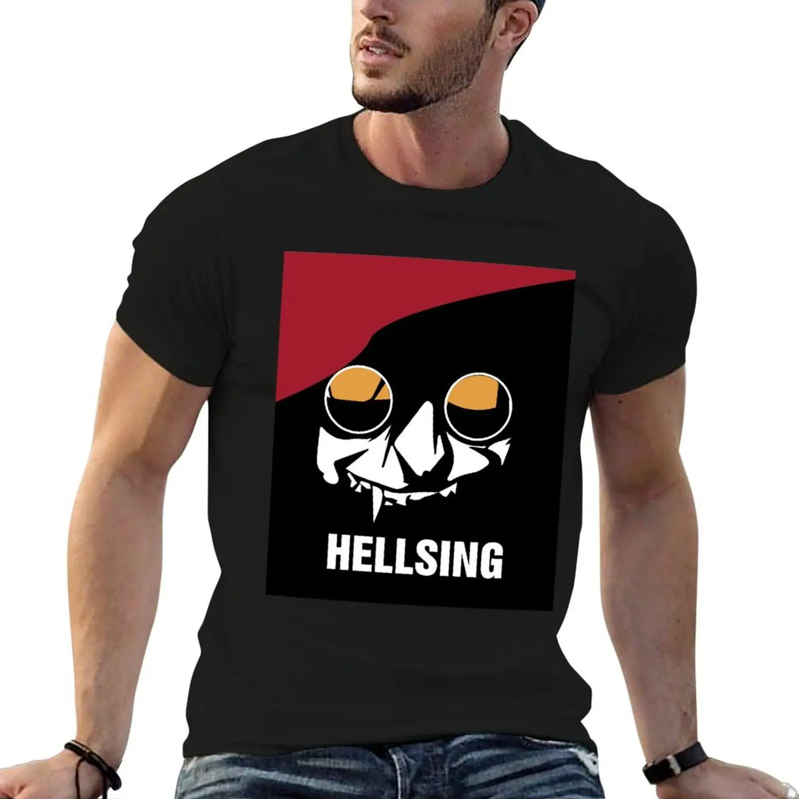 

Alucard Hellsing Face T-Shirt t shirts for man slim fit t shirts for man graphic vintage man t shirt luxury T-shirt