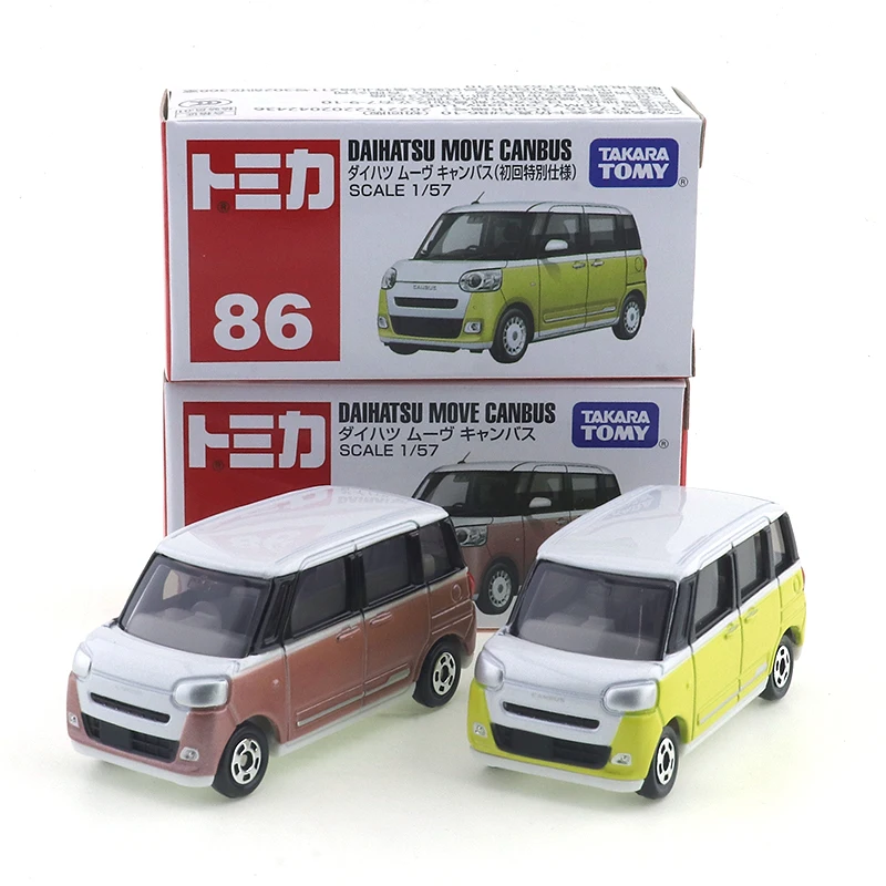 Takara Tomy Tomica No.86 Daihatsu Move toile voiture alliage jouets véhicule à moteur moulé sous pression modèle en métal pour les enfants