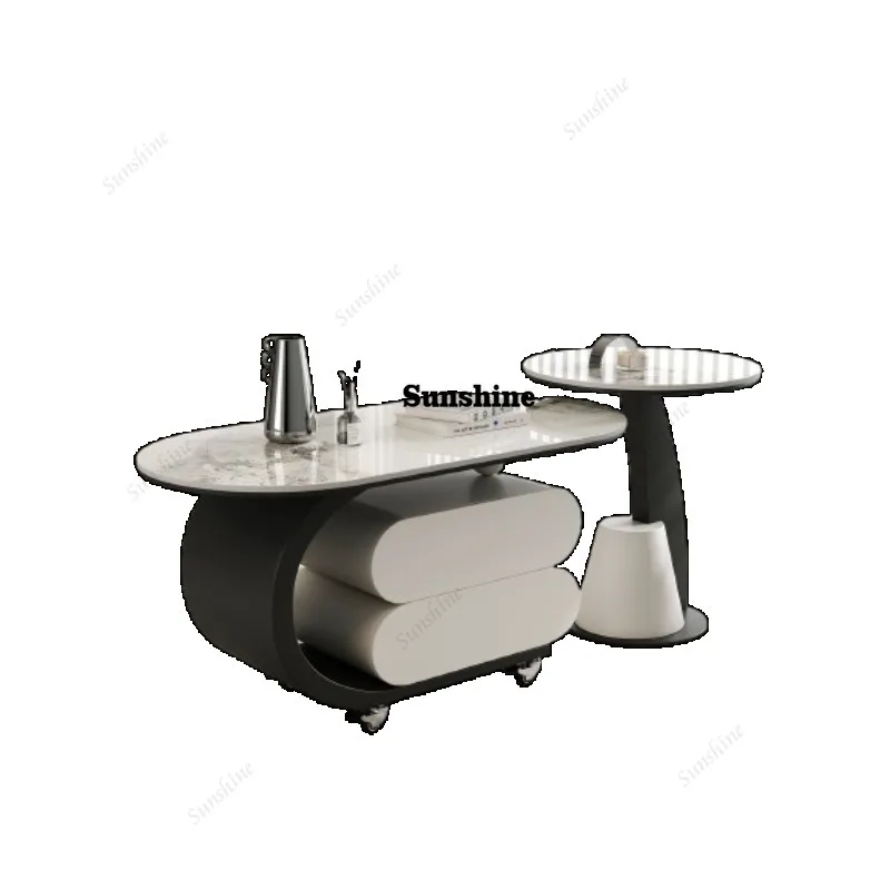 Simple Drawers Coffee Table Modern Design Living Room Center Coffee Tables Flexible Mobile Stolik Kawowy Home Furnitures